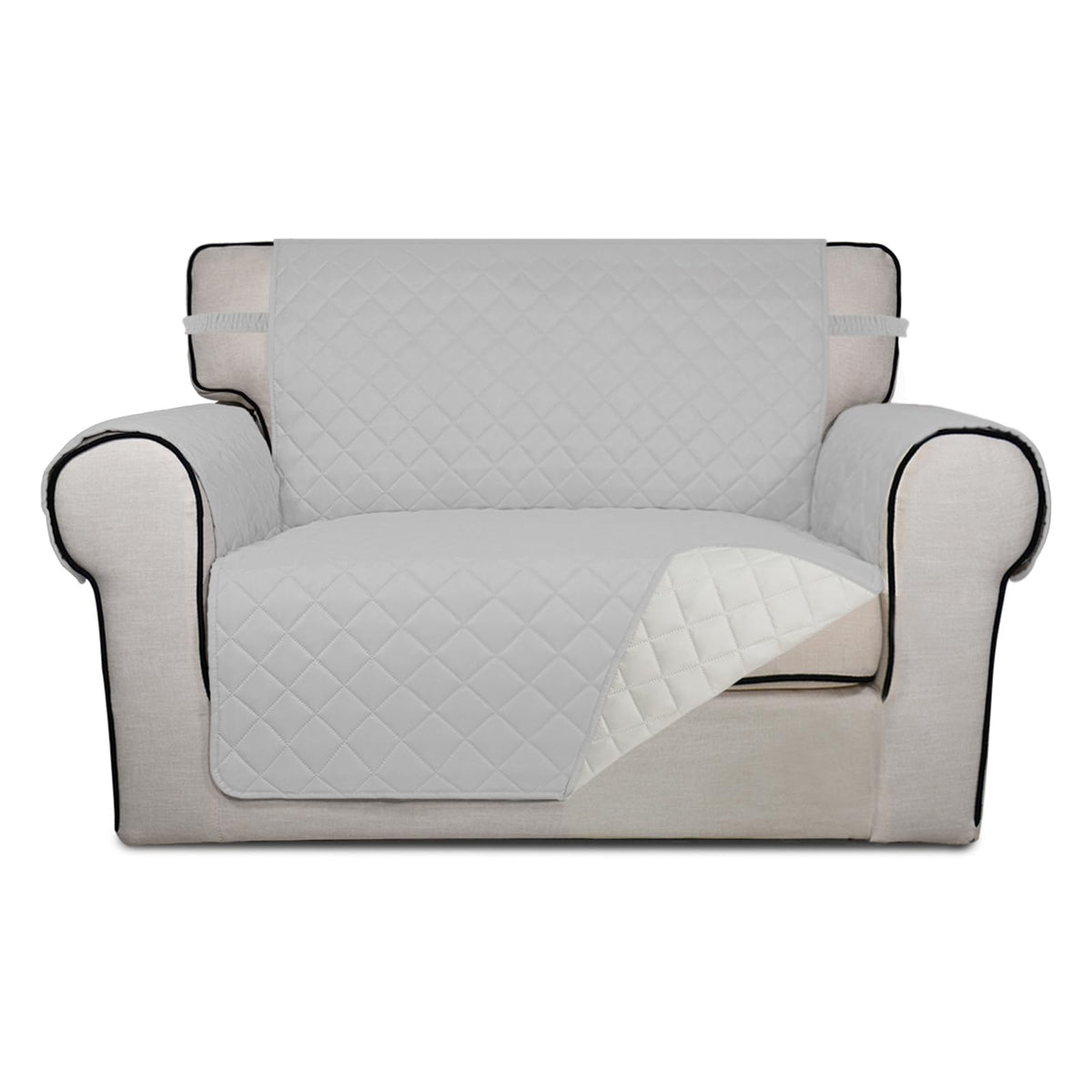 PureFit Reversible Quilted Couch Covers for Dogs Sofa Cover 4 Seater 88"