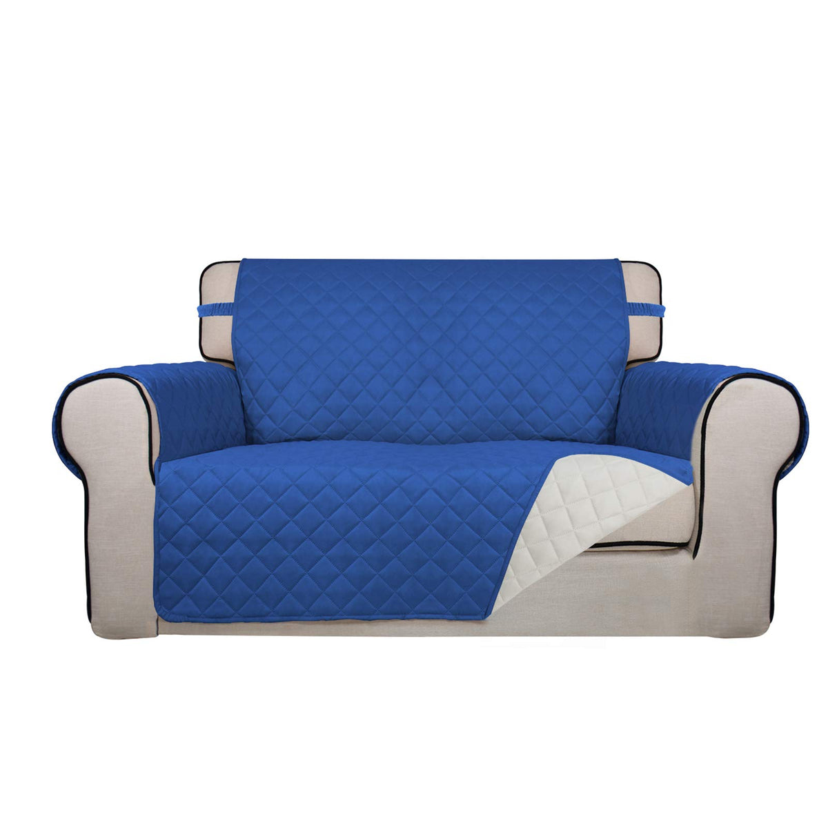 PureFit Reversible Quilted Couch Covers for Dogs Sofa Cover 4 Seater 88"