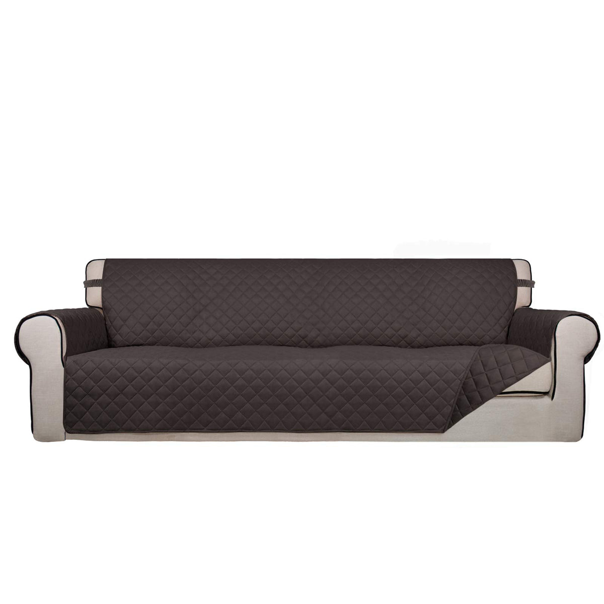 PureFit Reversible Quilted Sofa Cover Dog Couch Covers for Sofa, 66 in