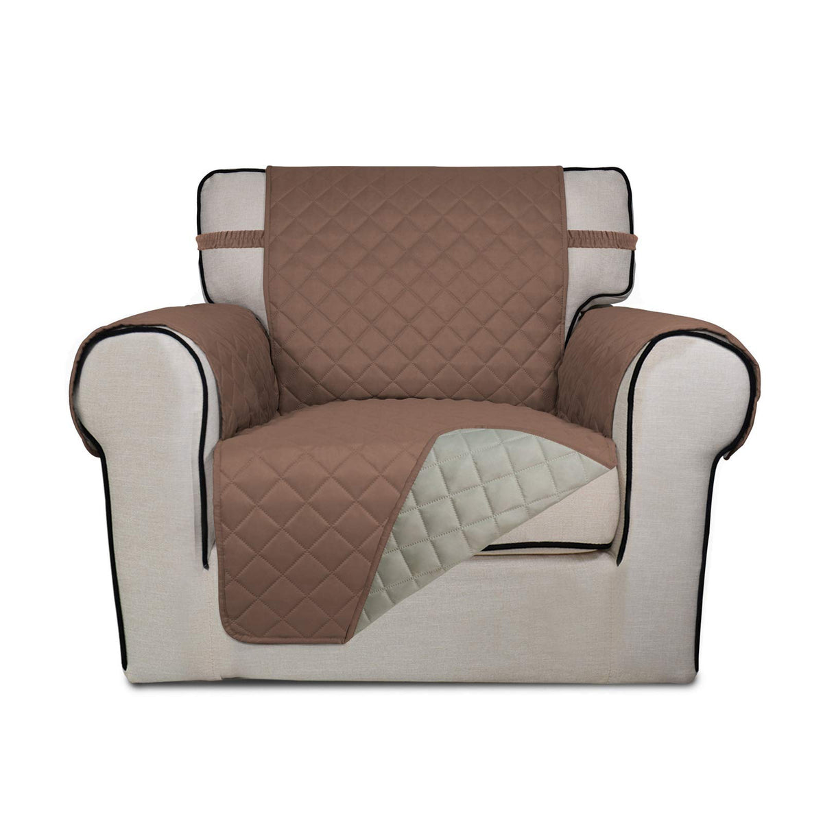 PureFit Reversible Quilted Sofa Cover Dog Couch Covers for Sofa, 66 in