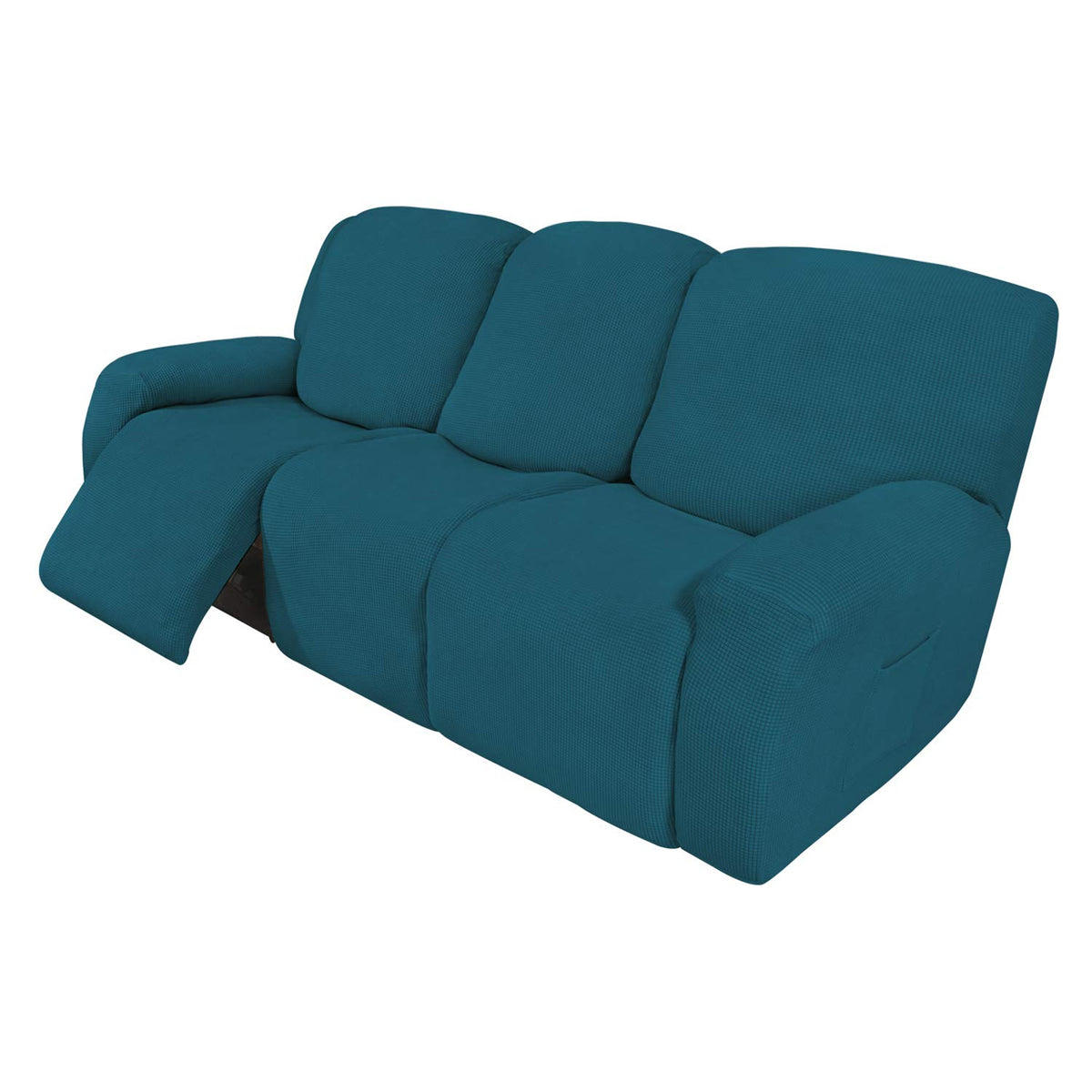 Easy-Going Stretch Recliner Chair Sofa Slipcover Washable Dark Gray