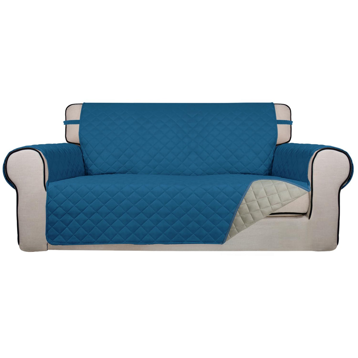 PureFit Reversible Quilted Couch Covers for Dogs Sofa Cover 4 Seater 88"