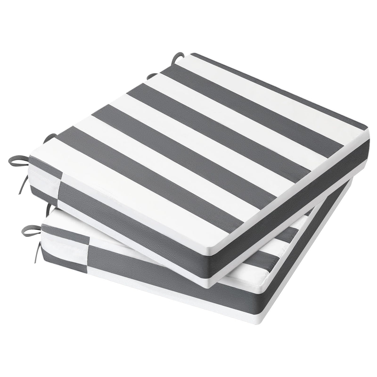 AAAAAcessories Outdoor Chair Cushions, 18 x 18 x 2 inches, Set of 2