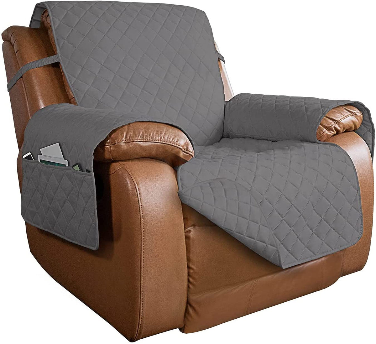 PureFit Reversible Quilted Sofa Cover Dog Couch Covers for Sofa, 66 in