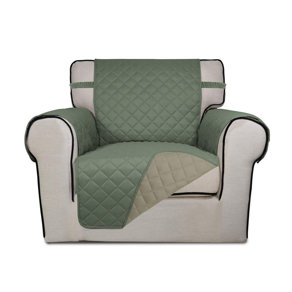 PureFit Reversible Quilted Couch Covers for Dogs Sofa Cover 4 Seater 88"