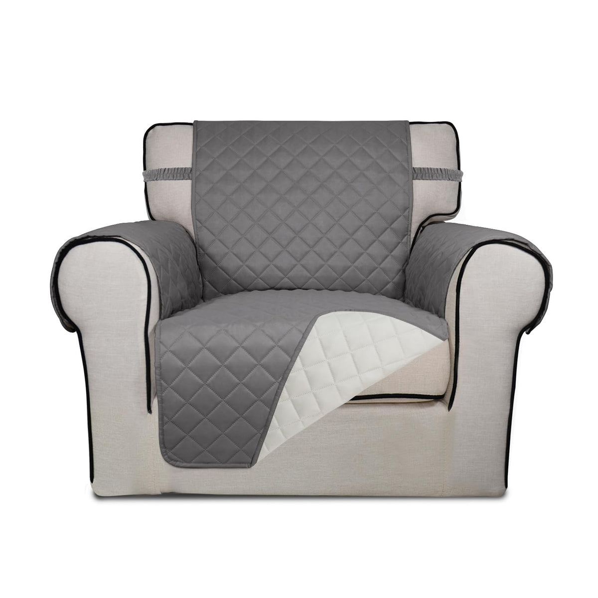 PureFit Reversible Quilted Couch Covers for Dogs Sofa Cover 4 Seater 88"