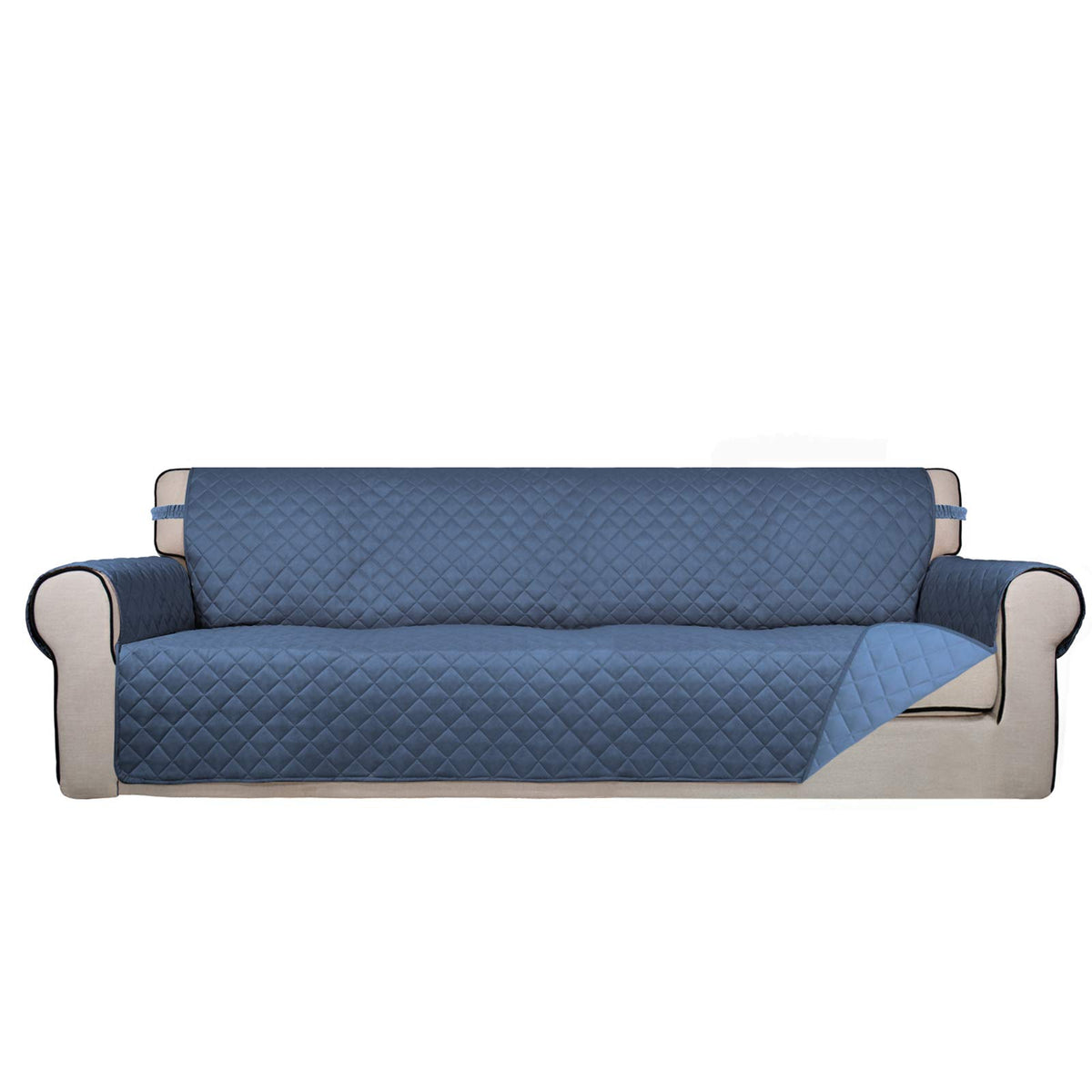 PureFit Reversible Quilted Couch Covers for Dogs Sofa Cover 4 Seater 88"