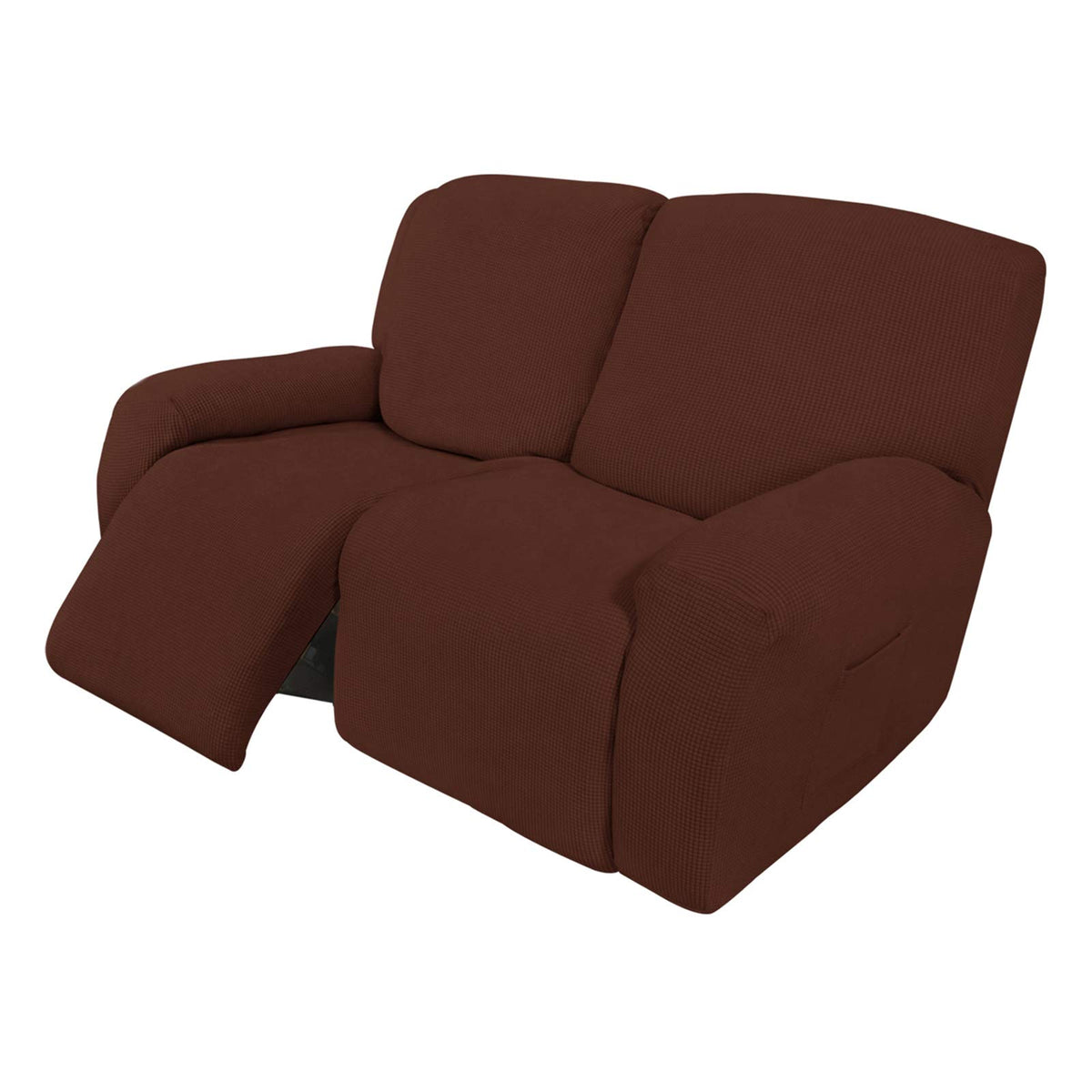 Easy-Going Stretch Recliner Chair Sofa Slipcover Washable Dark Gray