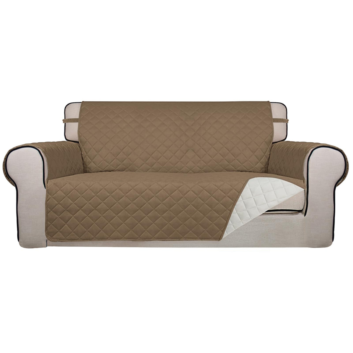 PureFit Reversible Quilted Couch Covers for Dogs Sofa Cover 4 Seater 88"
