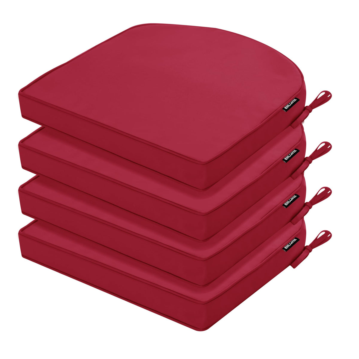 Outdoor Chair Cushions Set of 2, 19 x 19 x 3 Inch Seat Pads