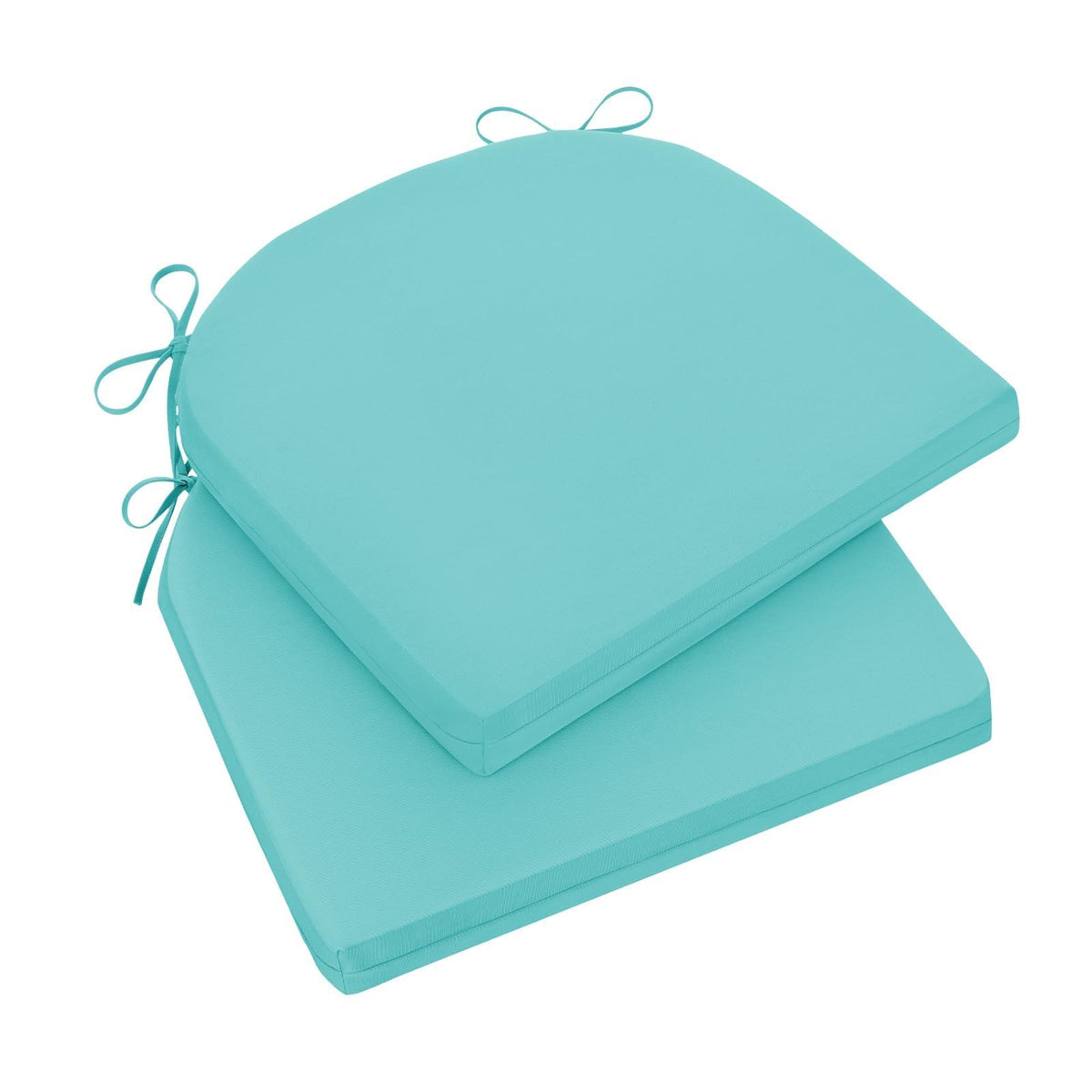 Wellsin Outdoor Chair Cushions for Patio Furniture - Outdoor Cushions for Chairs - Water Resistant Patio Chair Cushions Set of 4, 18.5"X16"X3", Flower
