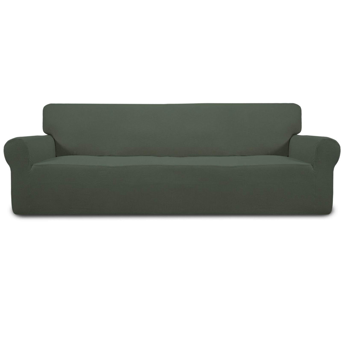 Easy-Going Stretch Couch Covers for Sofa Washable Large Dark Gray