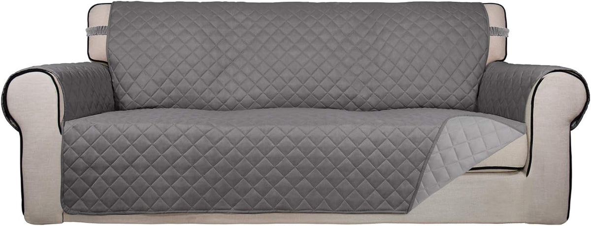 PureFit Reversible Quilted Sofa Cover Dog Couch Covers for Sofa, 66 in
