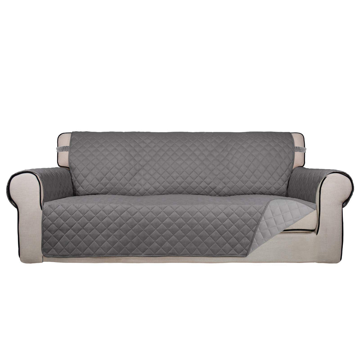 PureFit Reversible Quilted Couch Covers for Dogs Sofa Cover 4 Seater 88"