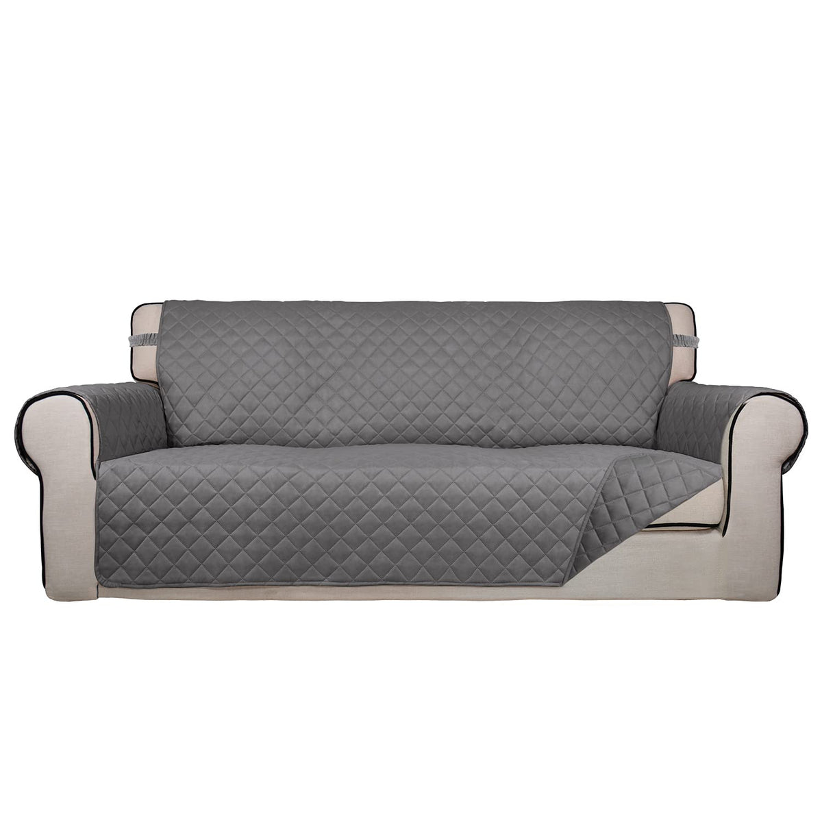 PureFit Reversible Quilted Couch Covers for Dogs Sofa Cover 4 Seater 88"