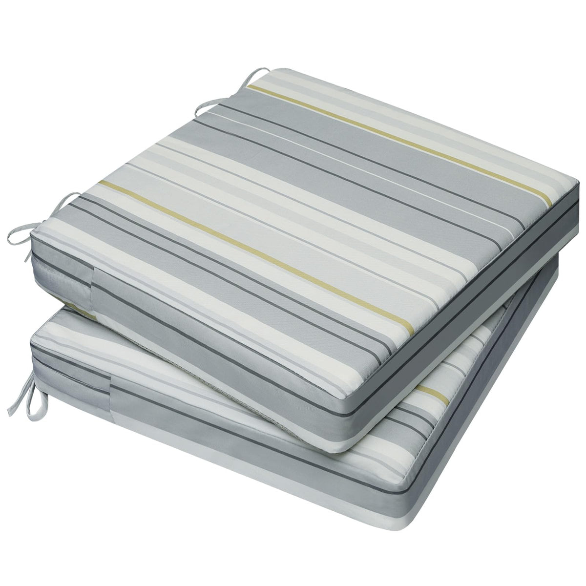AAAAAcessories Outdoor Chair Cushions, 18 x 18 x 2 inches, Set of 2