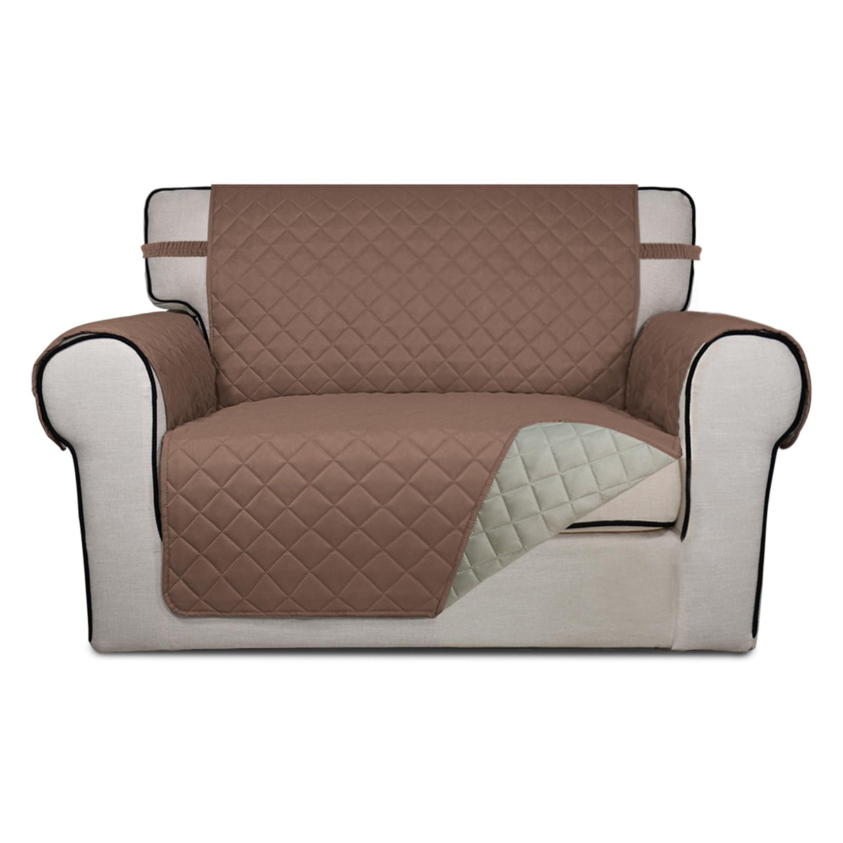 PureFit Reversible Quilted Couch Covers for Dogs Sofa Cover 4 Seater 88"