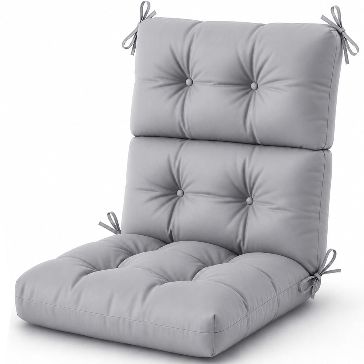 Outdoor Chair Cushion, Waterproof High Back Chair Cushion, Green