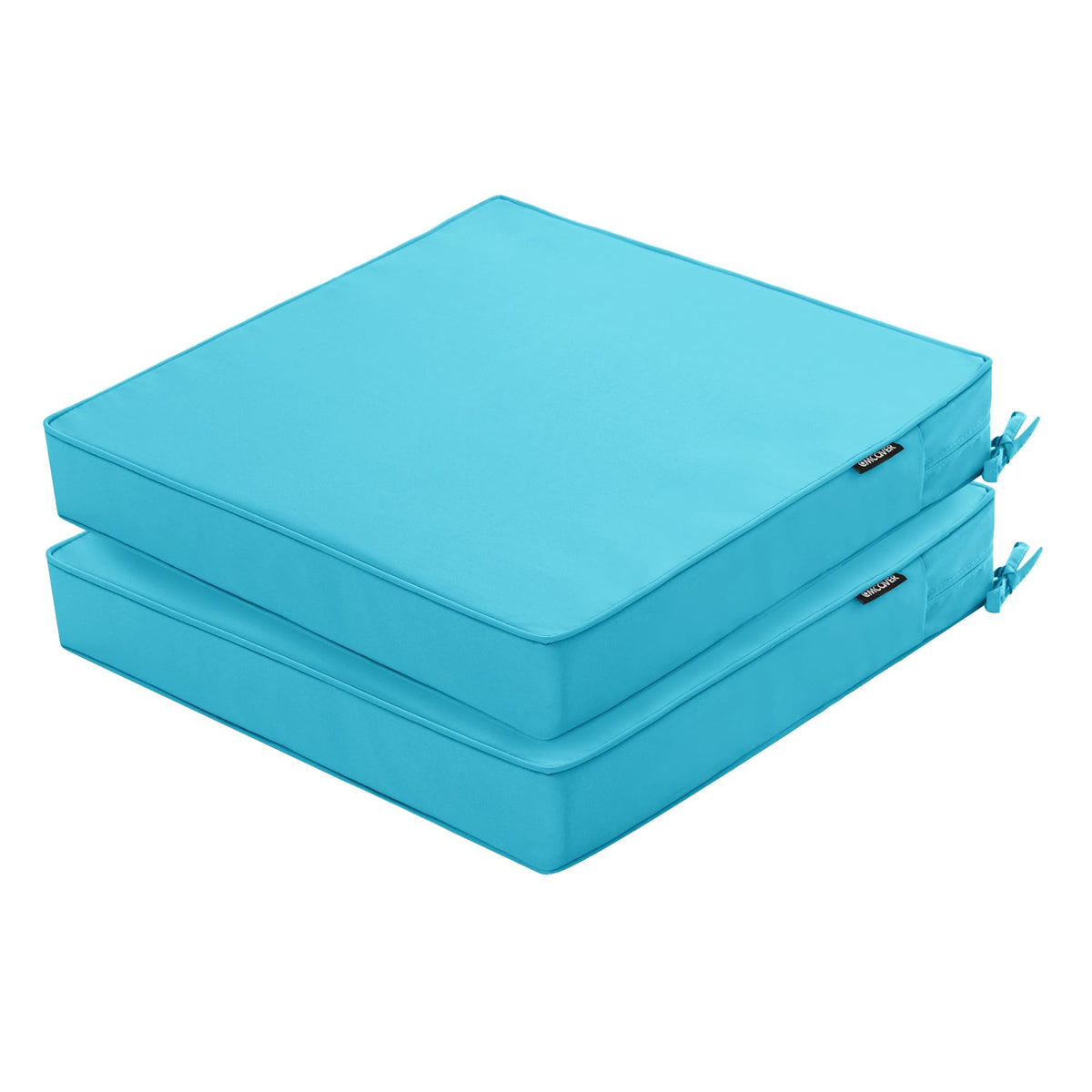 Outdoor Chair Cushions Set of 2, 19 x 19 x 3 Inch Seat Pads