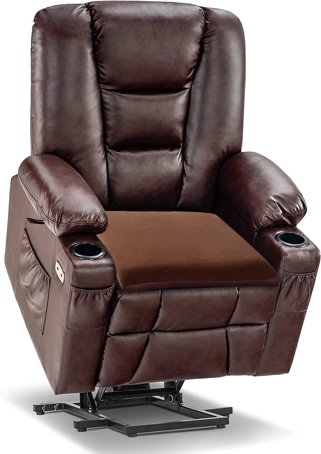 Sigmat Recliner Seat Cushion Memory Foam 20x20x3 in Coffee