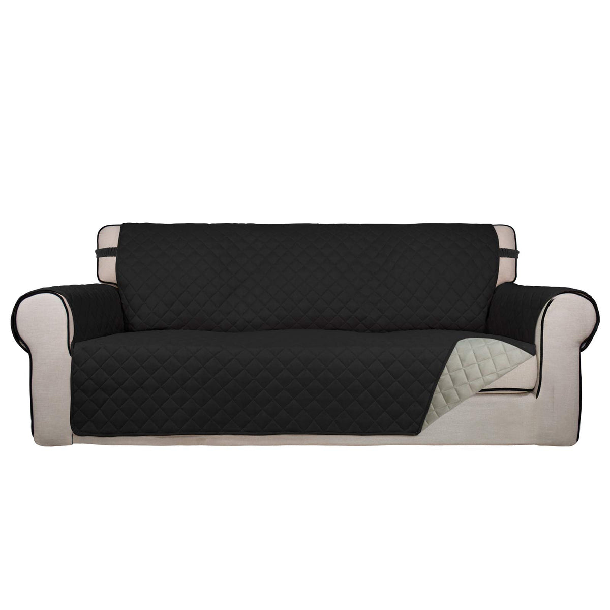 PureFit Reversible Quilted Couch Covers for Dogs Sofa Cover 4 Seater 88"