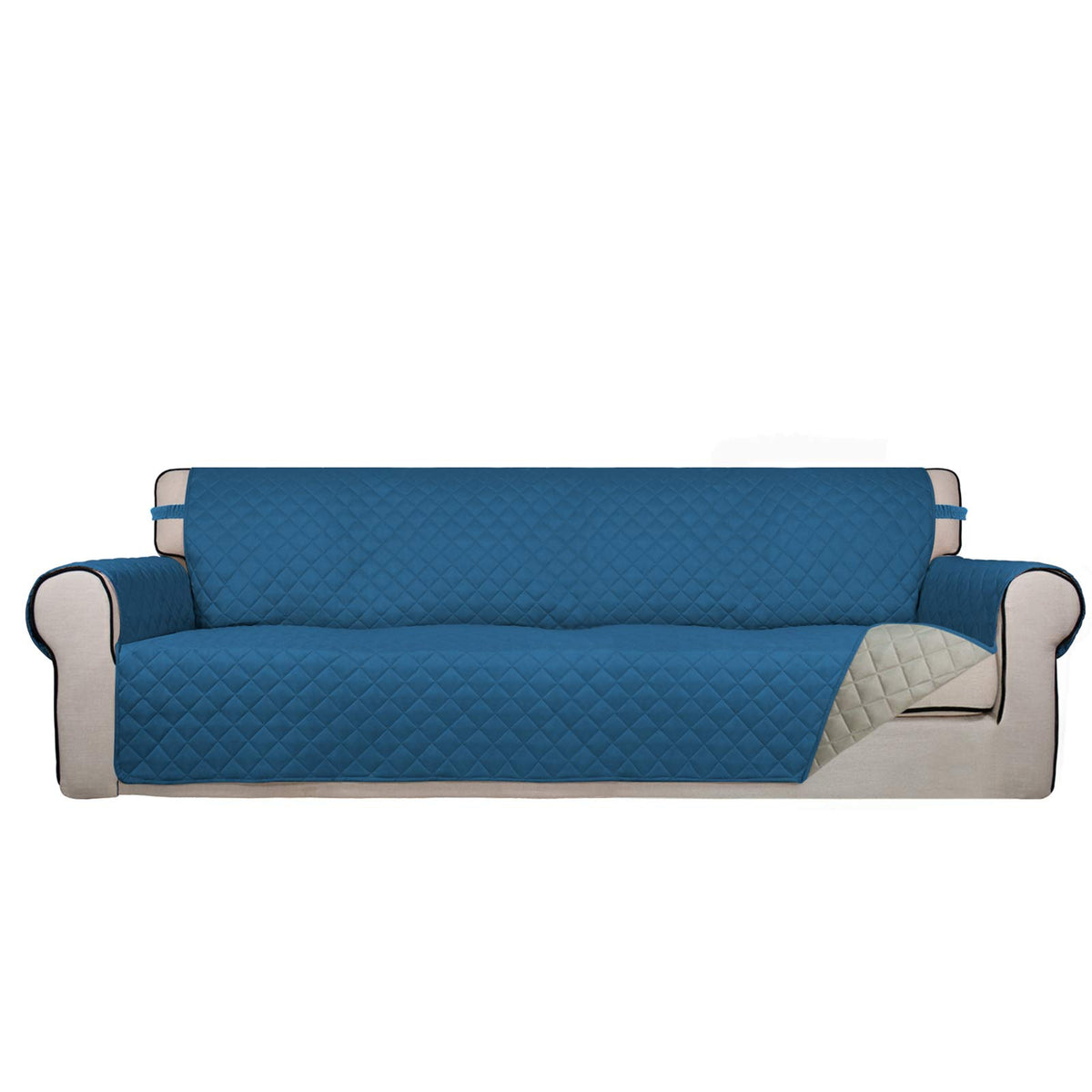 PureFit Reversible Quilted Couch Covers for Dogs Sofa Cover 4 Seater 88"