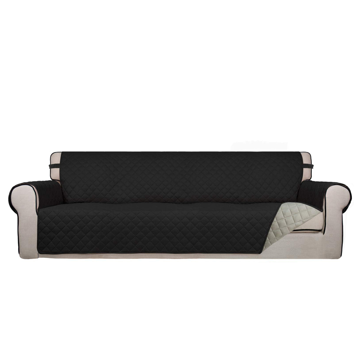 PureFit Reversible Quilted Couch Covers for Dogs Sofa Cover 4 Seater 88"