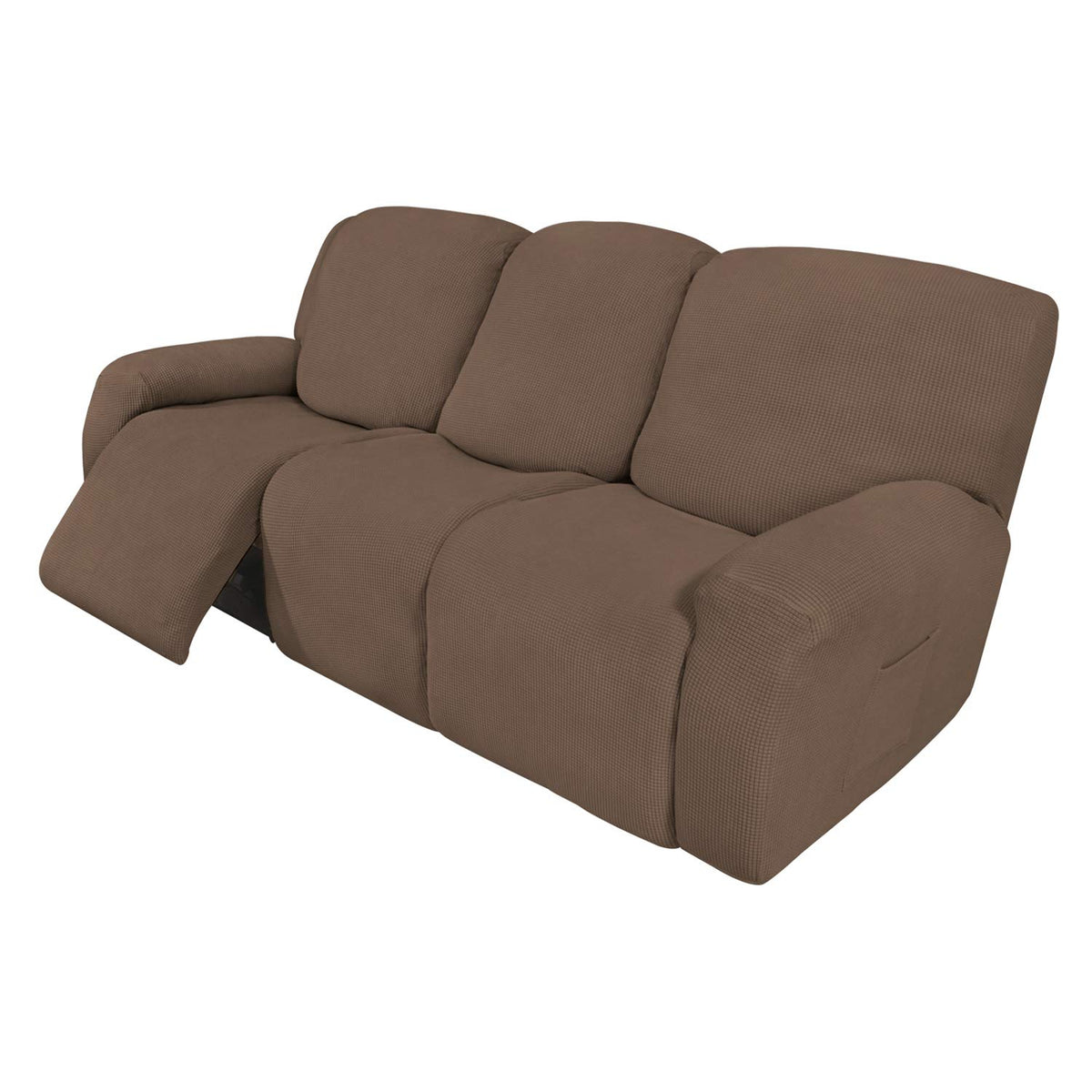 Easy-Going Stretch Recliner Chair Sofa Slipcover Washable Dark Gray