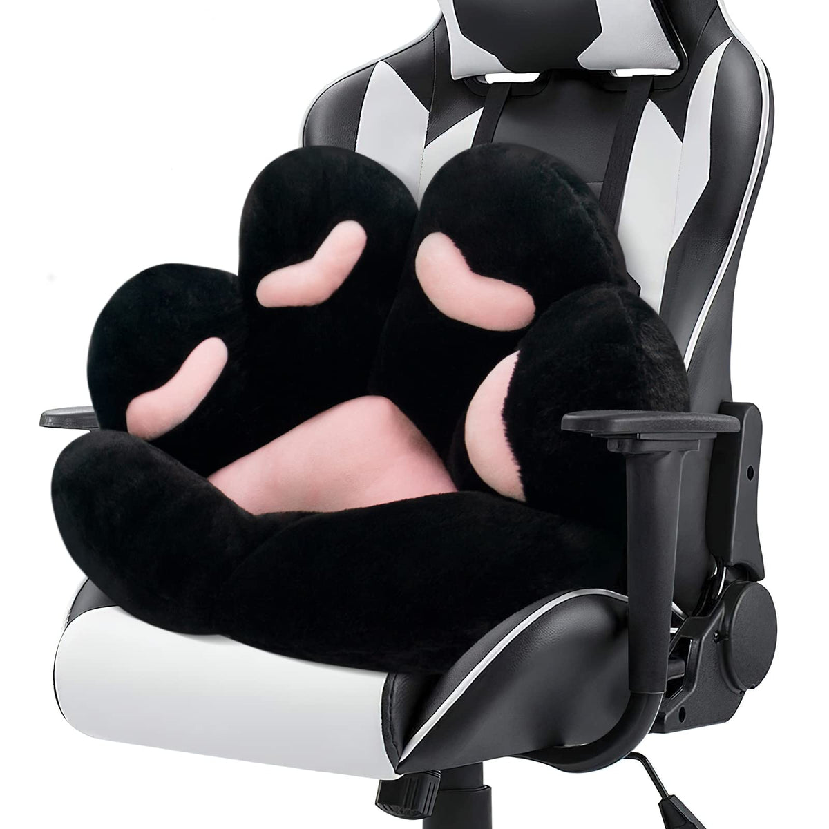 MOONBEEKI Cat Paw Cushion Chair Comfy Kawaii Plush Seat Cushions