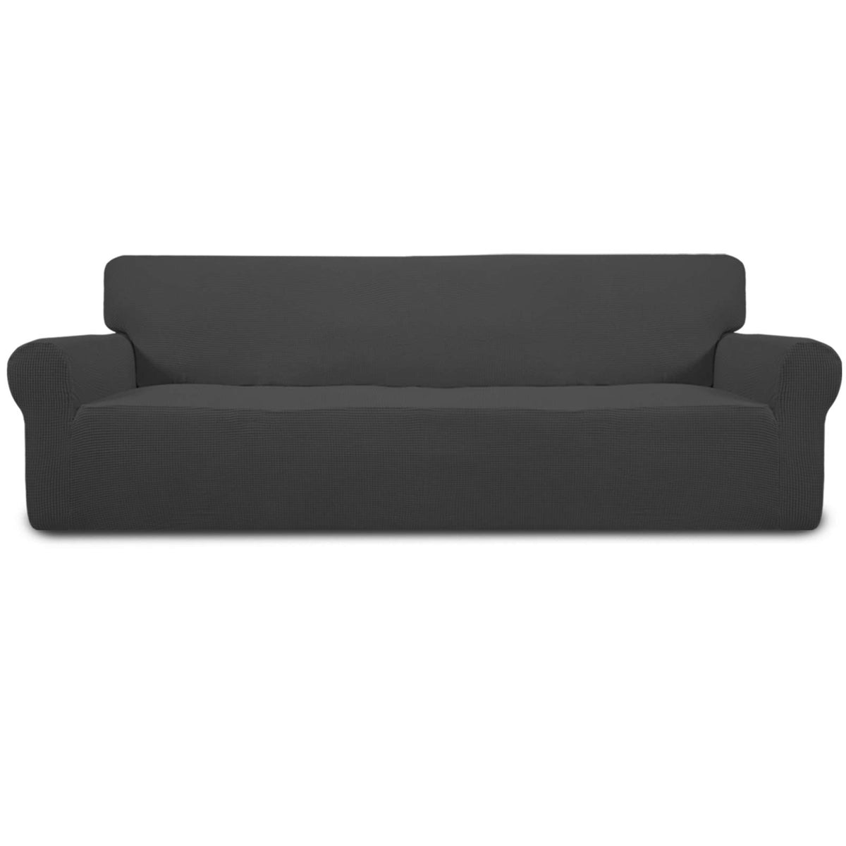 Easy-Going Stretch Couch Covers for Sofa Washable Large Black