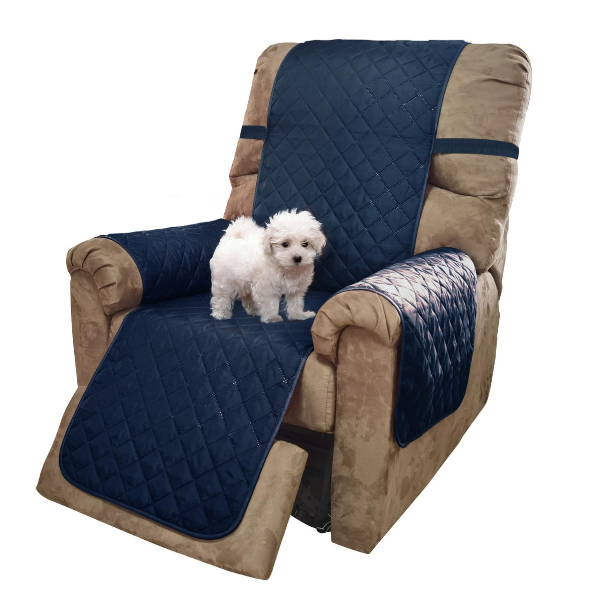 U-NICE HOME Reversible Sofa Cover Couch Cover for Dogs, Coffee/Beige