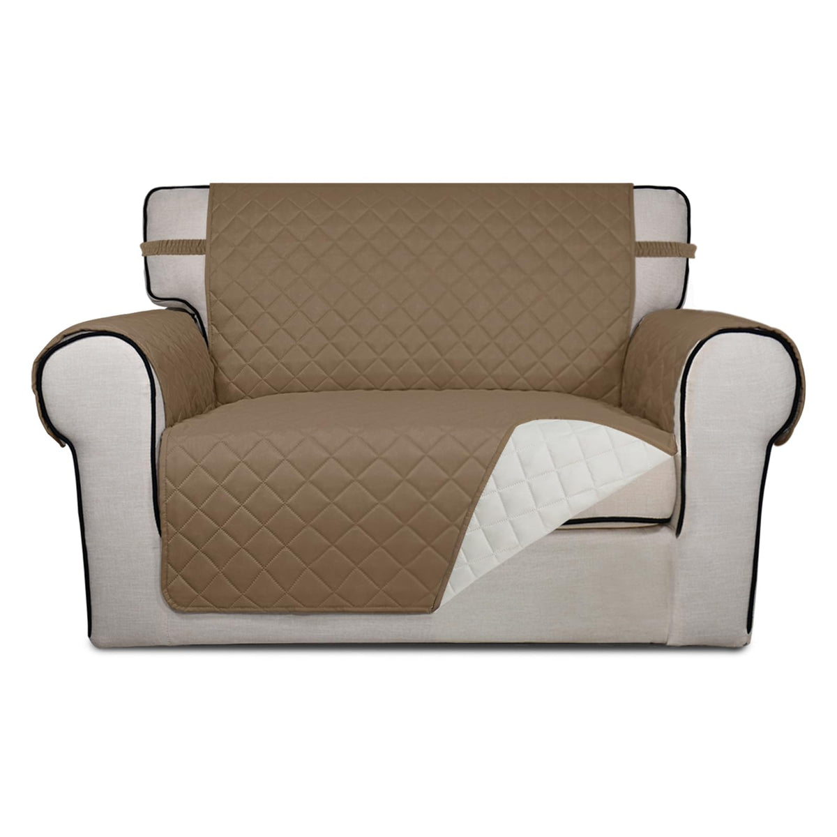 PureFit Reversible Quilted Couch Covers for Dogs Sofa Cover 4 Seater 88"