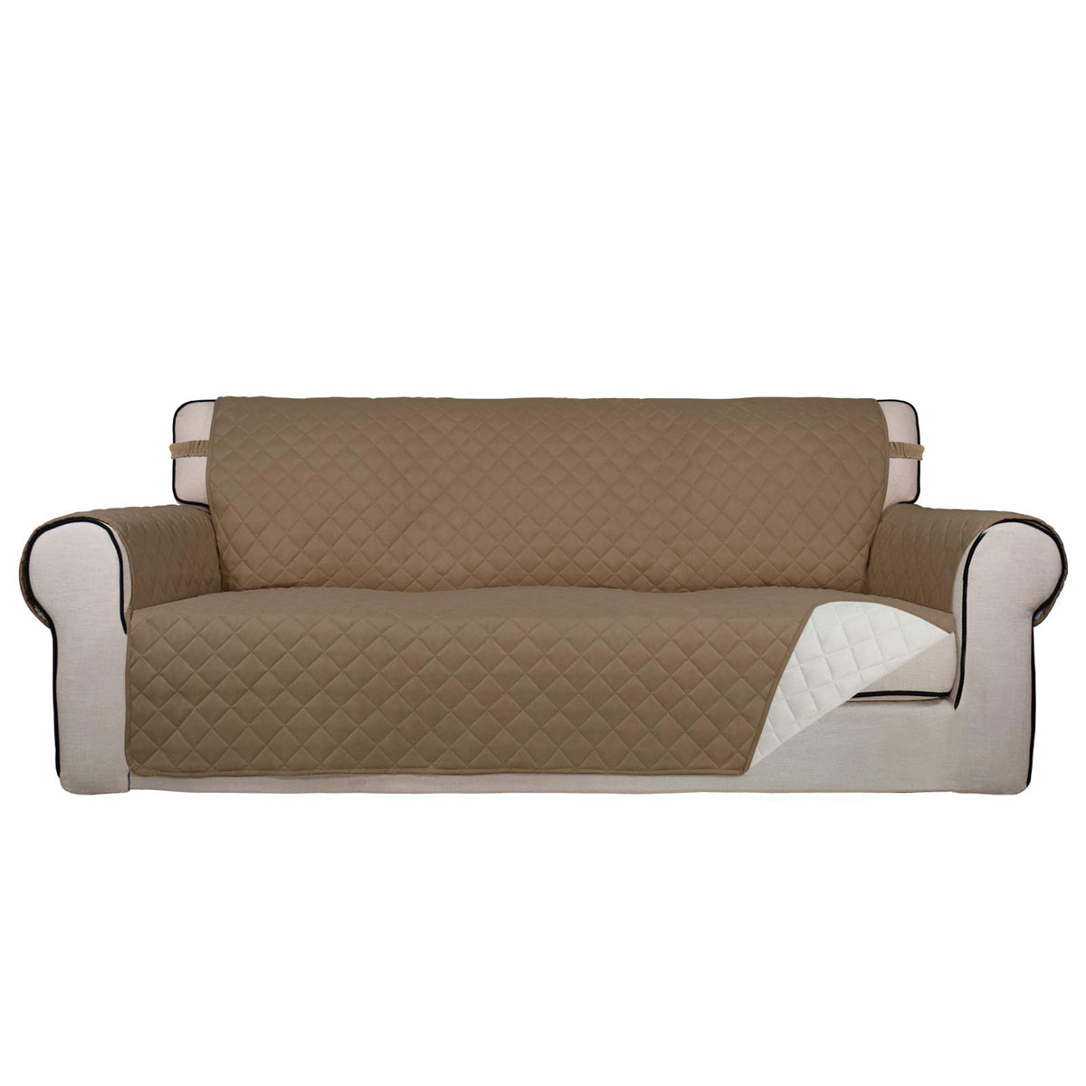 PureFit Reversible Quilted Couch Covers for Dogs Sofa Cover 4 Seater 88"