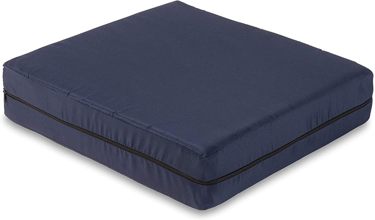 DMI Seat and Chair Cushion for Office Chairs, Wheelchairs, Scooters, Kitchen Chairs or Car Seats, for Support and Height While Reducing Stress on Back, Tailbone or Sciatica, Foam, 1 Count