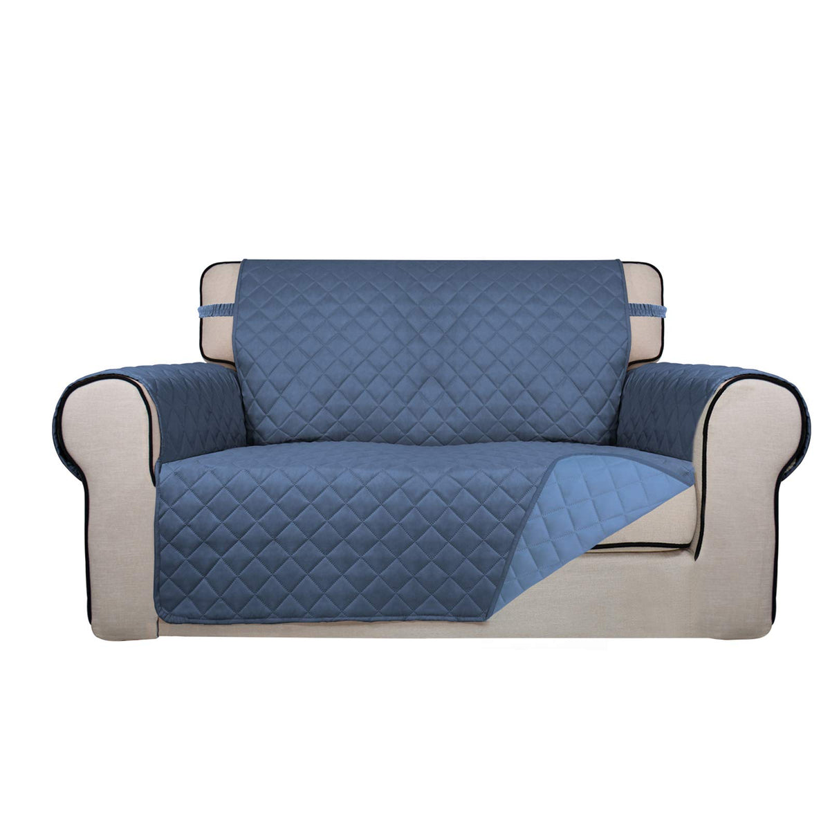 PureFit Reversible Quilted Couch Covers for Dogs Sofa Cover 4 Seater 88"