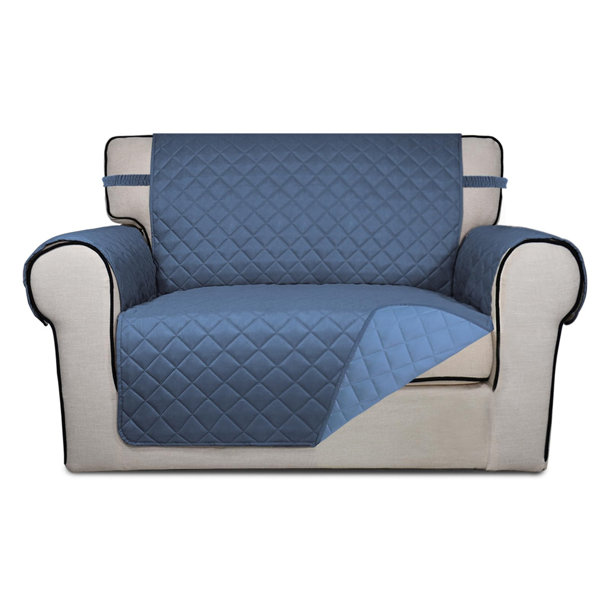 PureFit Reversible Quilted Couch Covers for Dogs Sofa Cover 4 Seater 88"