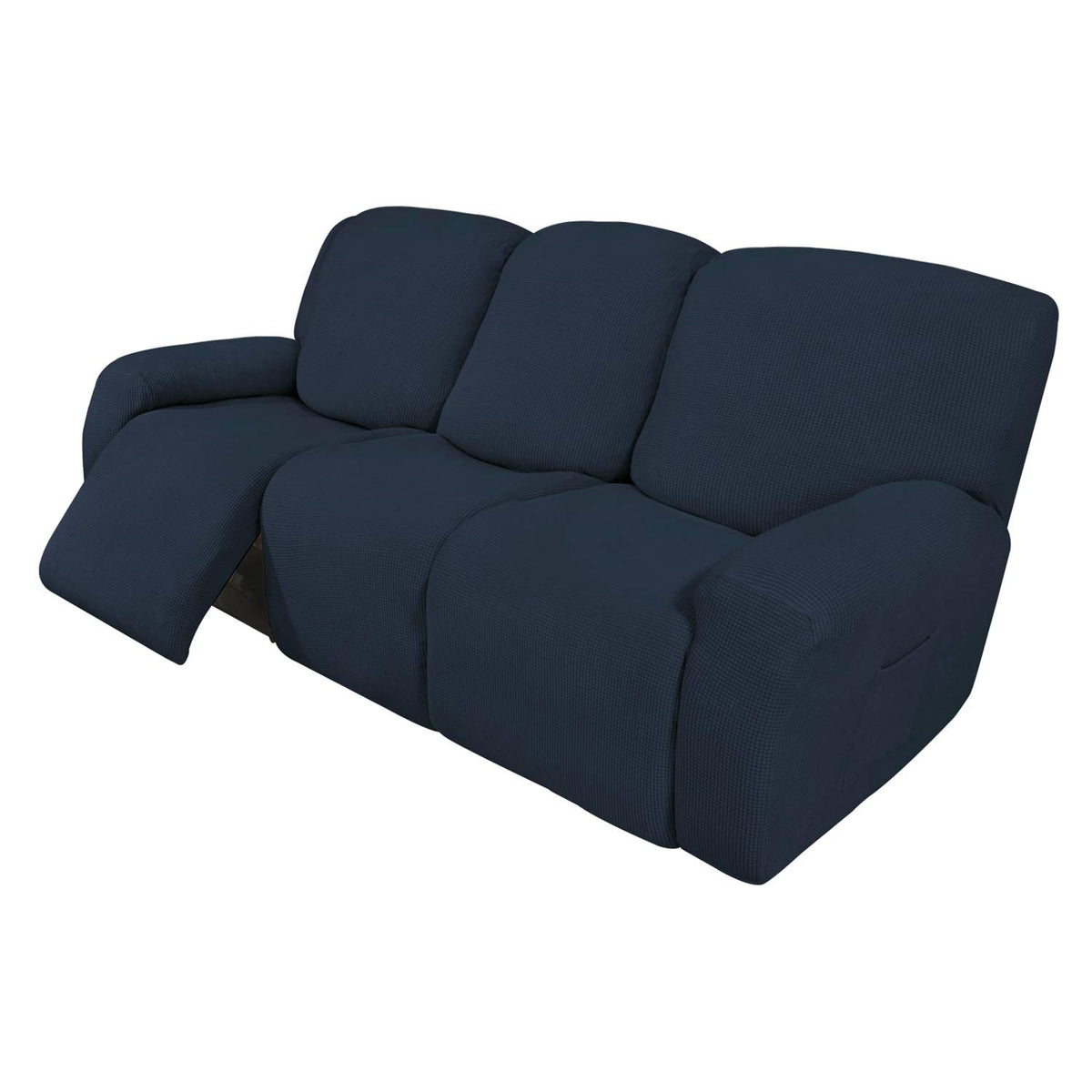 Easy-Going Stretch Recliner Chair Sofa Slipcover Washable Dark Gray