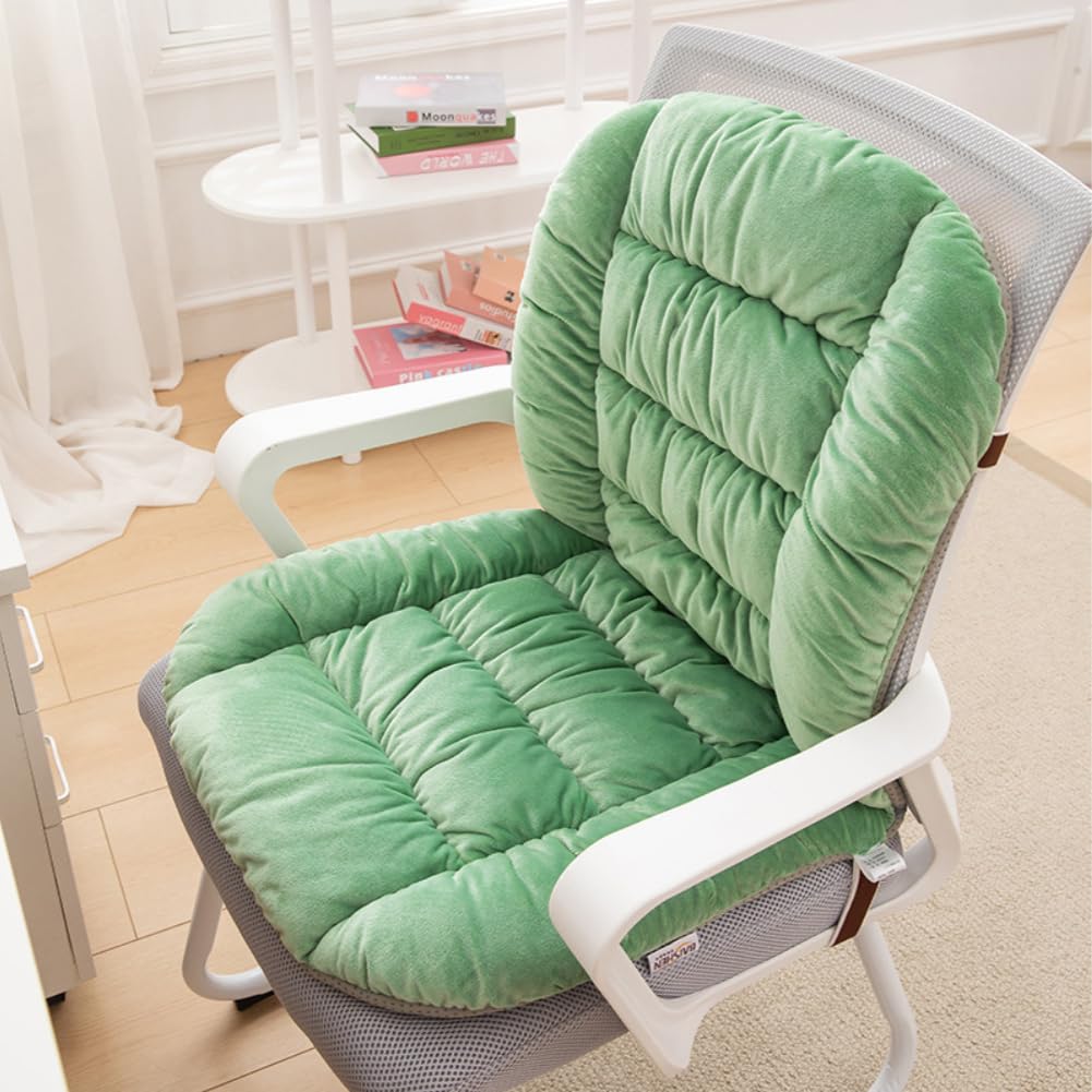 Desk Chair Cushion Office Chair Cushion Seat Cushion with Back Support Integrated Pad with Fixed Band for Sedentary Individuals