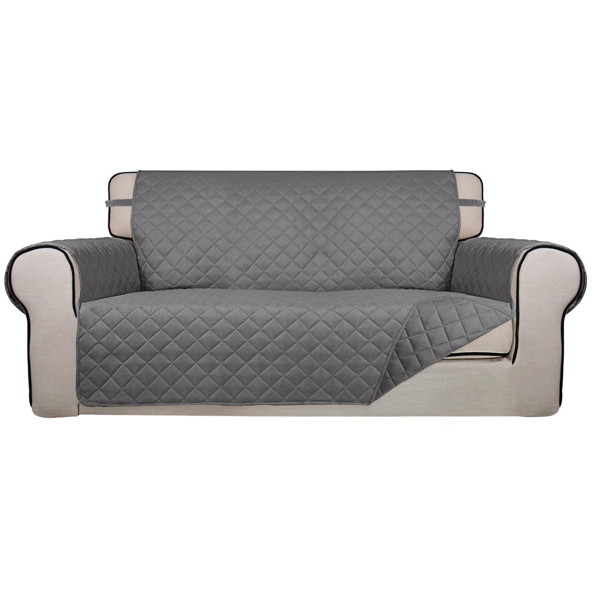 PureFit Reversible Quilted Couch Covers for Dogs Sofa Cover 4 Seater 88"