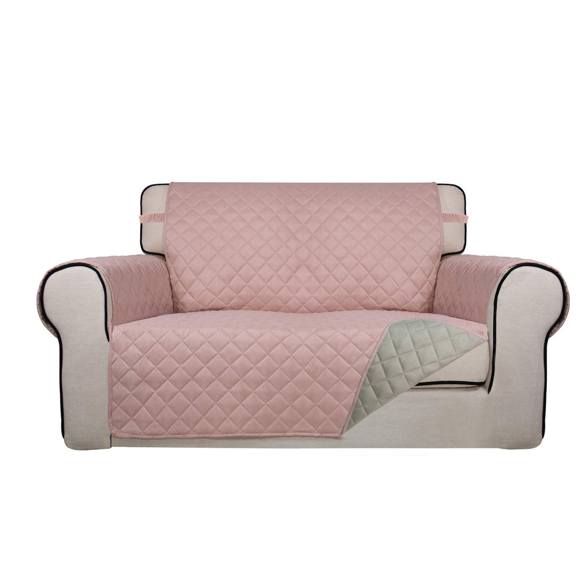 PureFit Reversible Quilted Couch Covers for Dogs Sofa Cover 4 Seater 88"
