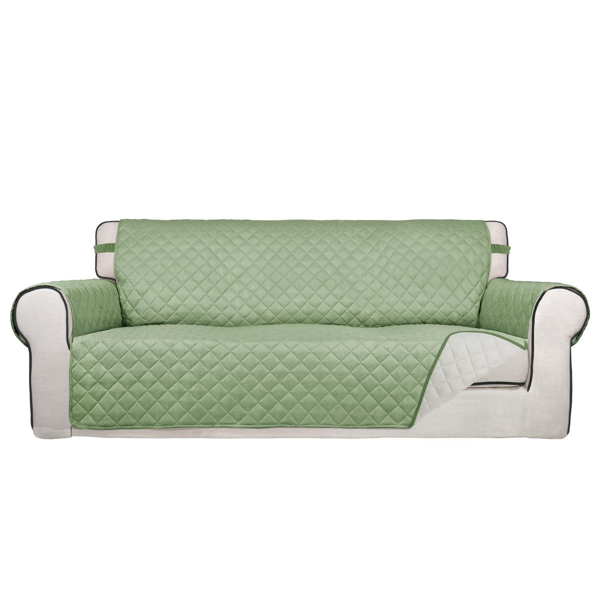 PureFit Reversible Quilted Couch Covers for Dogs Sofa Cover 4 Seater 88"