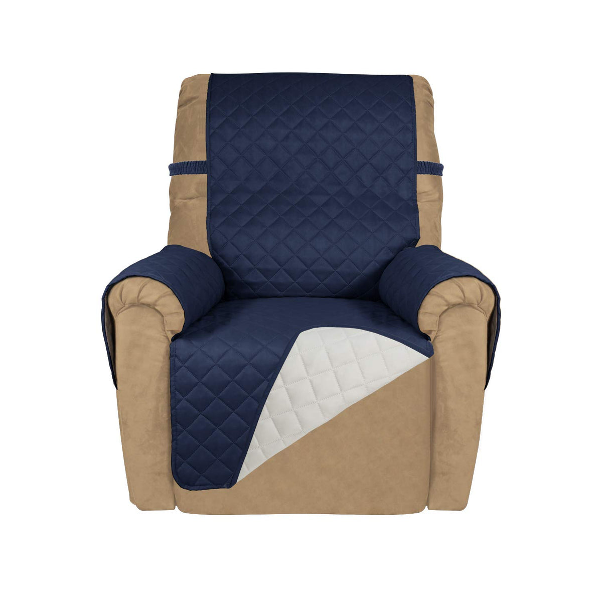 PureFit Reversible Quilted Couch Covers for Dogs Sofa Cover 4 Seater 88"