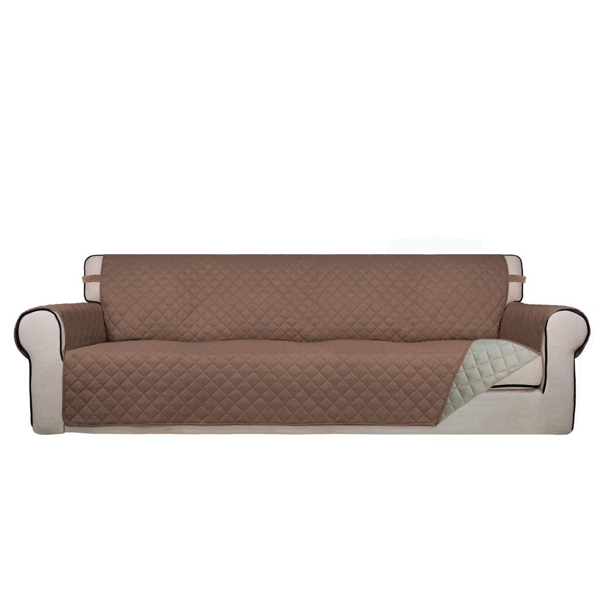 PureFit Reversible Quilted Couch Covers for Dogs Sofa Cover 4 Seater 88"