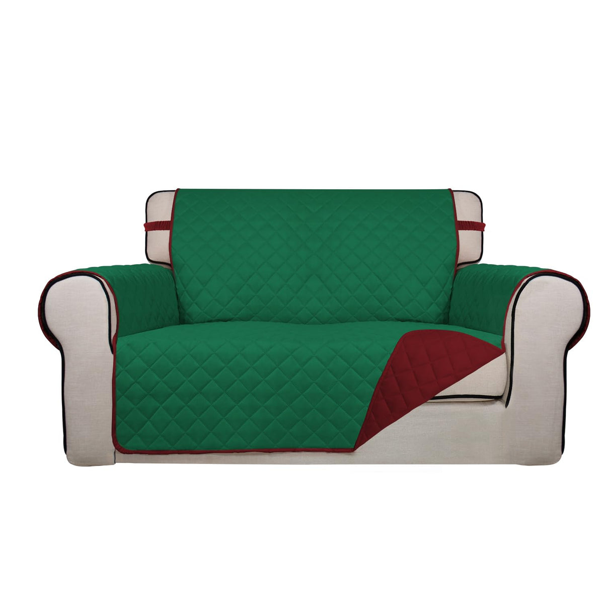 PureFit Reversible Quilted Couch Covers for Dogs Sofa Cover 4 Seater 88"