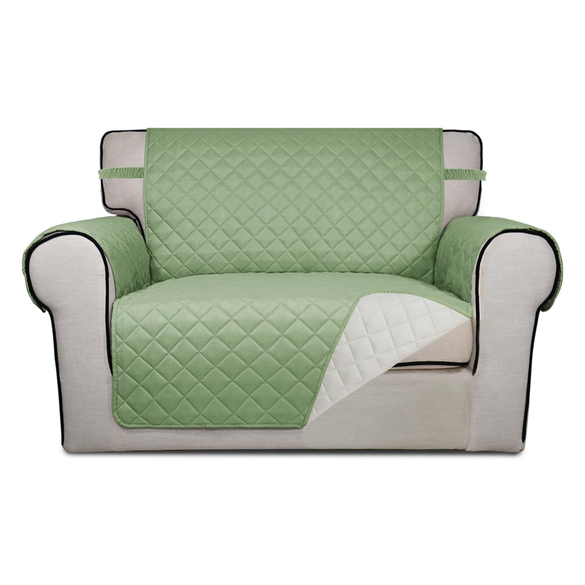 PureFit Reversible Quilted Couch Covers for Dogs Sofa Cover 4 Seater 88"