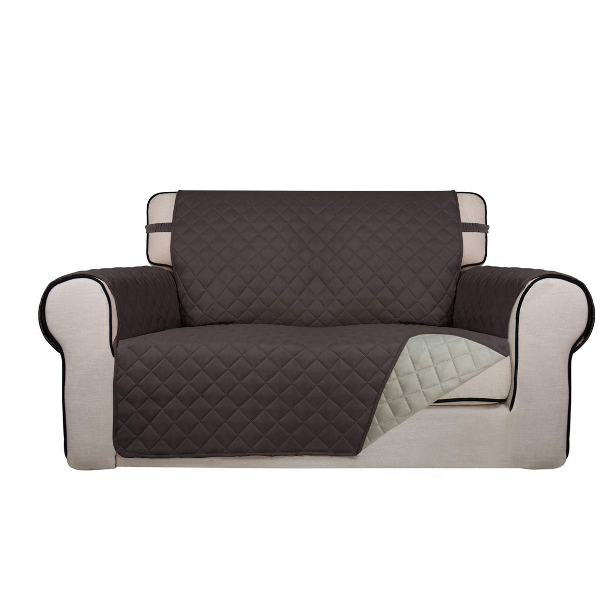 PureFit Reversible Quilted Couch Covers for Dogs Sofa Cover 4 Seater 88"