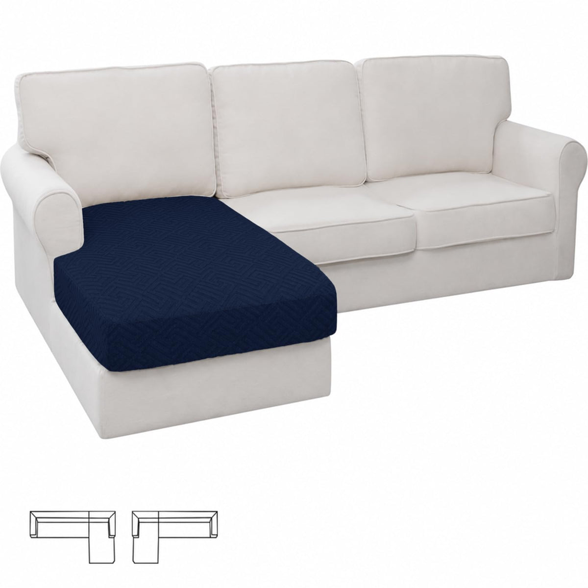 XINEAGE 4-Piece Stretch Sofa Cover, Washable Couch Covers for Dog