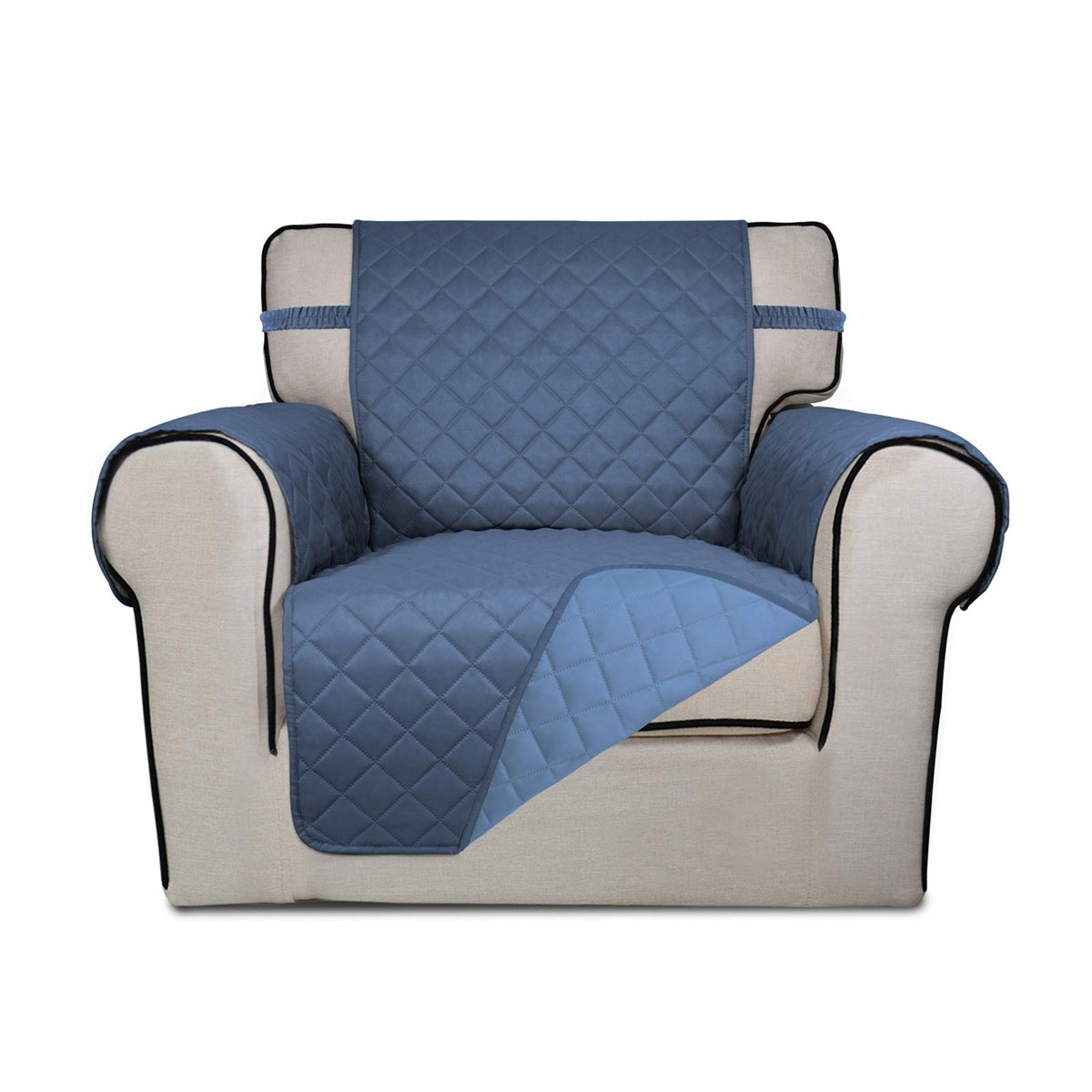 PureFit Reversible Quilted Couch Covers for Dogs Sofa Cover 4 Seater 88"