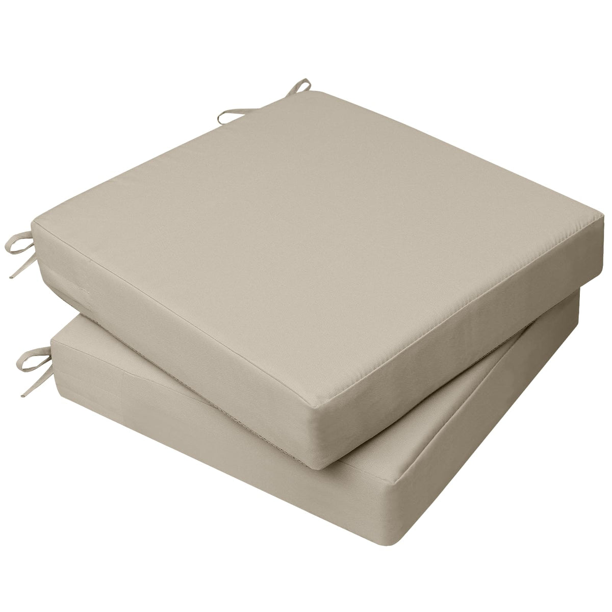 AAAAAcessories Outdoor Chair Cushions, 18 x 18 x 2 inches, Set of 2