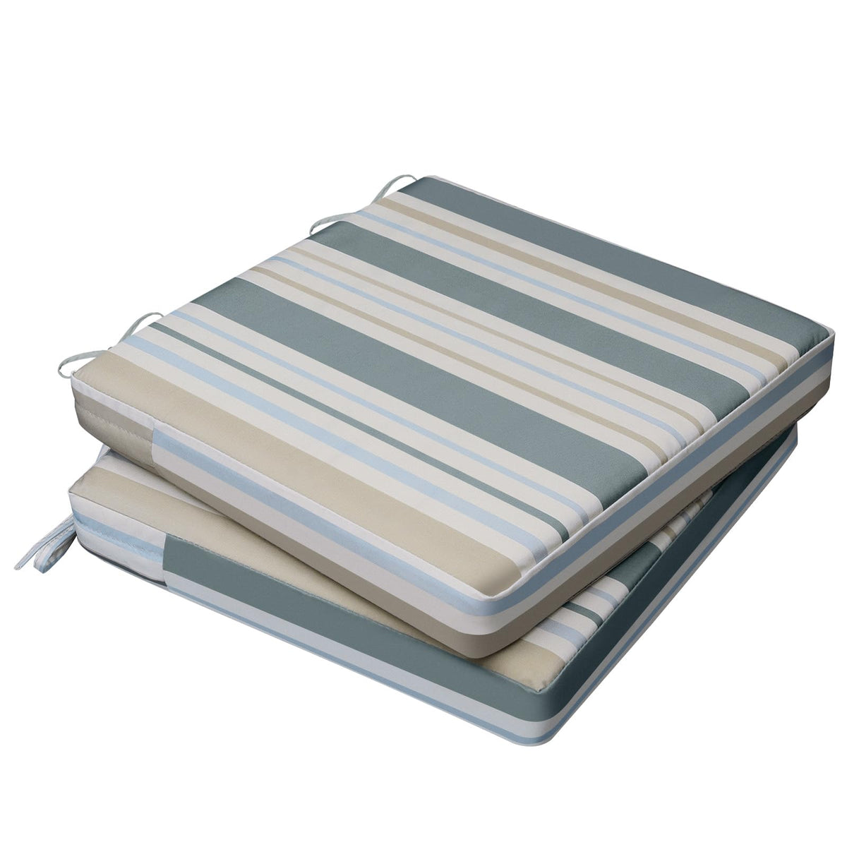 AAAAAcessories Outdoor Chair Cushions, 18 x 18 x 2 inches, Set of 2